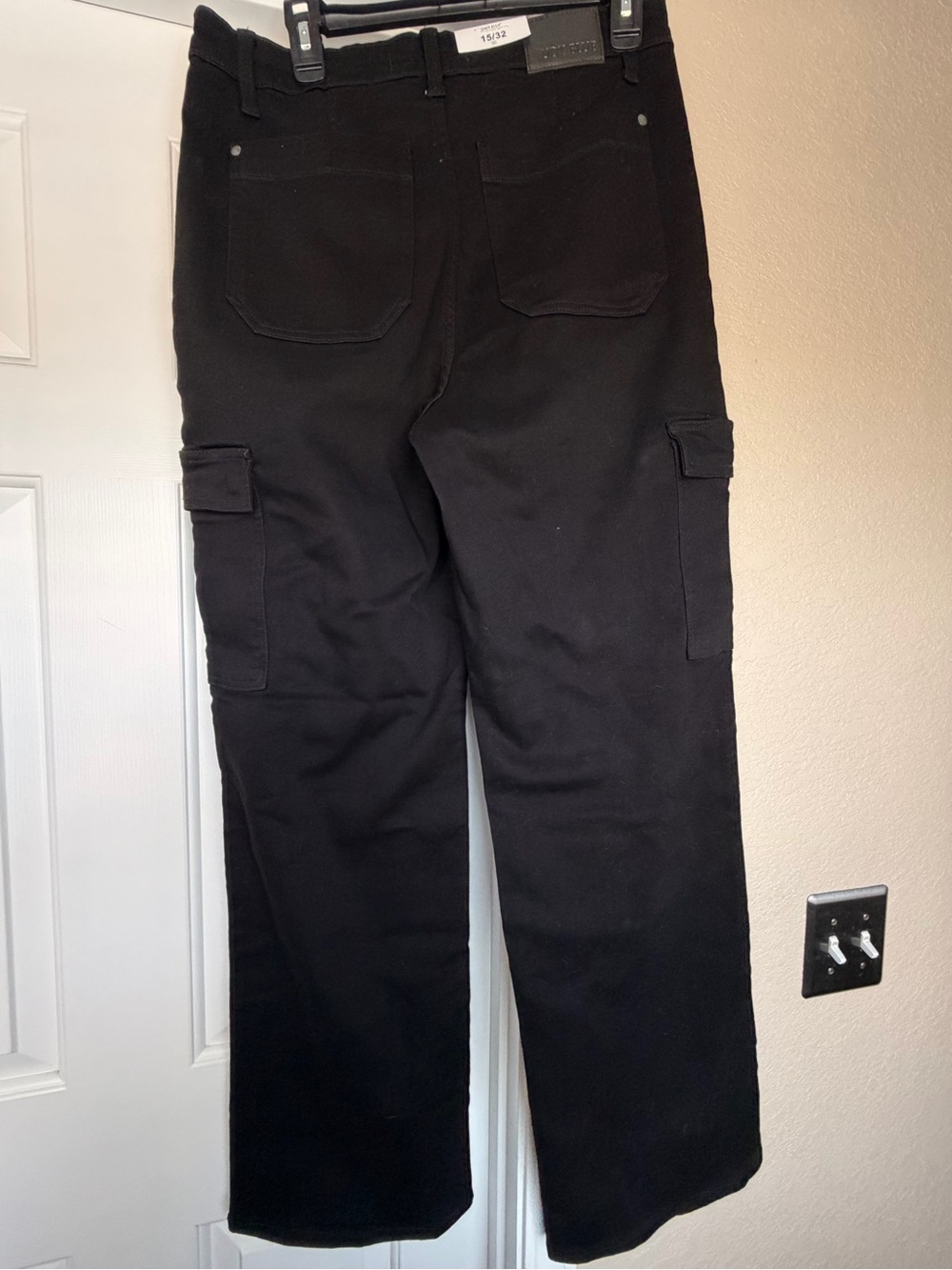 Judy Blue Black Cargo Wide-Leg Pants - Picture 2 of 4